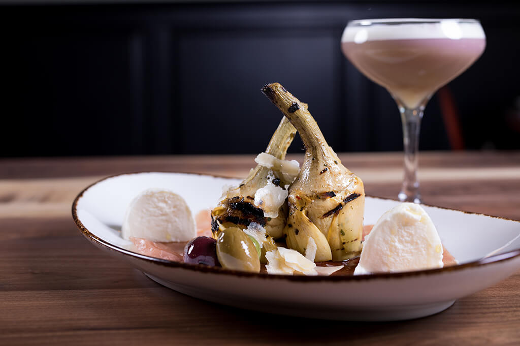 roasted artichokes