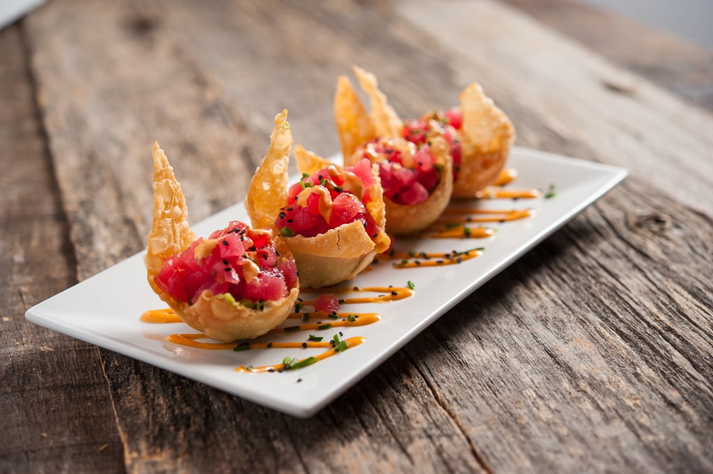 ahi tuna wontons