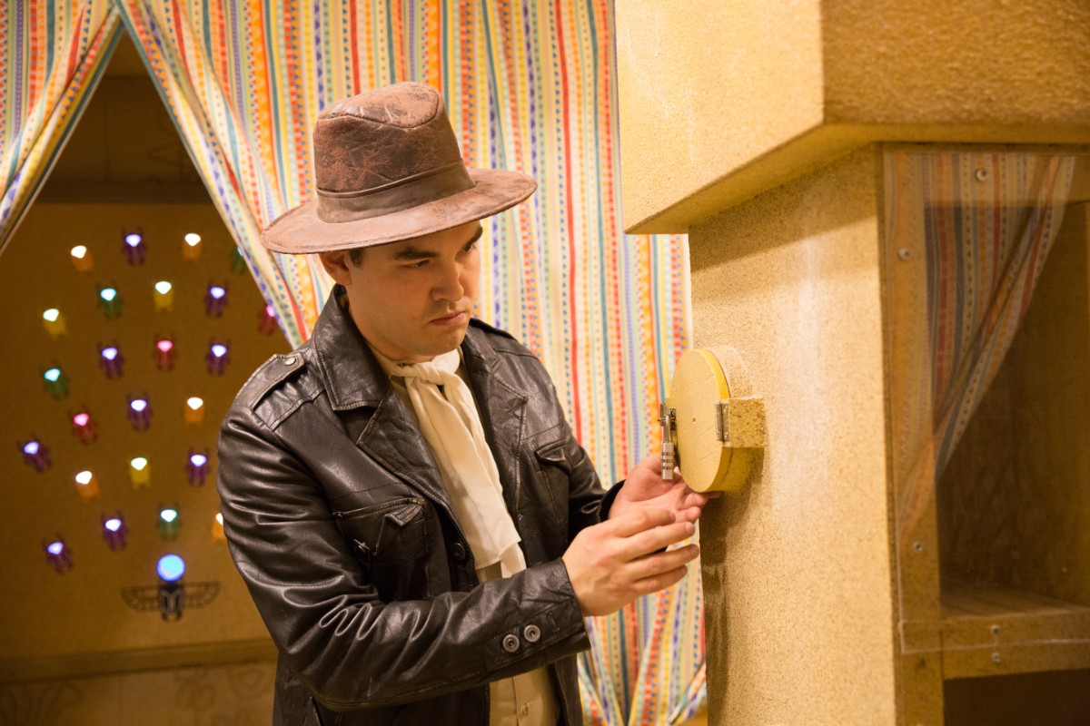 Visitor of Escape Room Mystery - Egyptian Tomb room