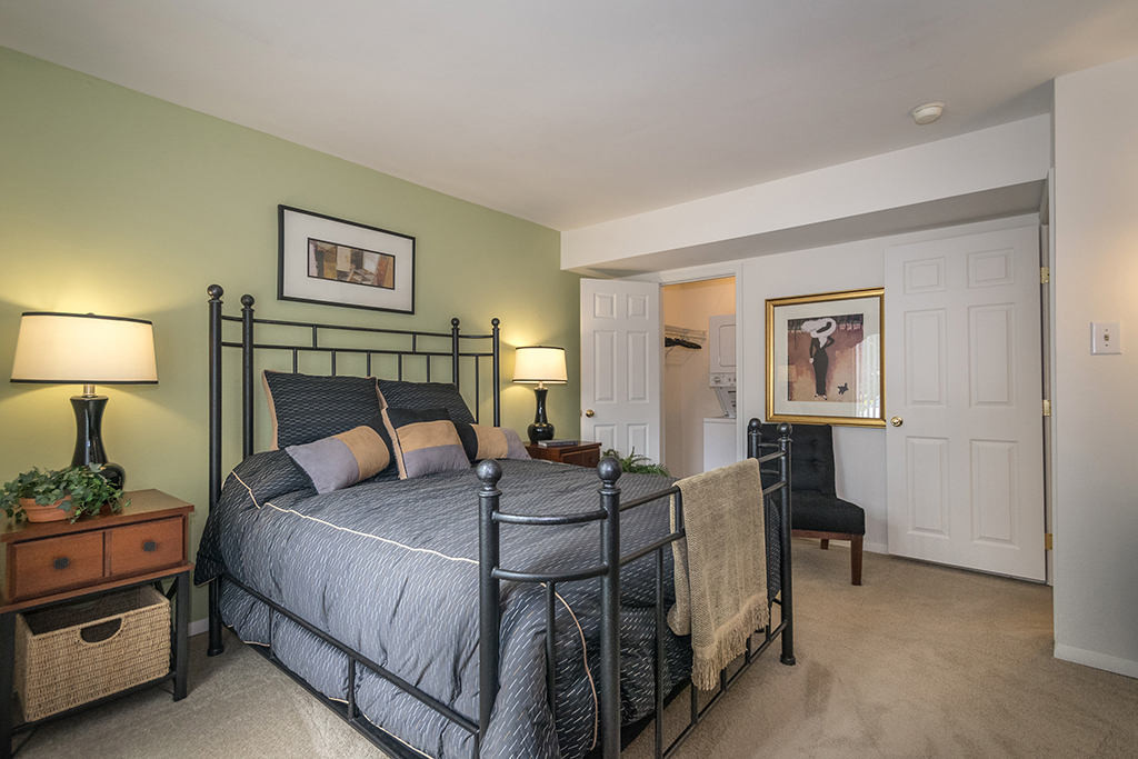 clean bedroom
