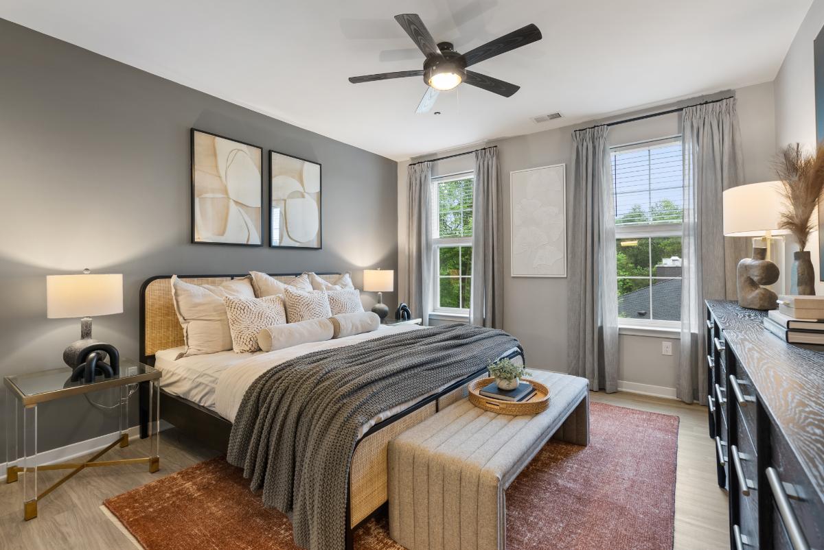 clean bedroom