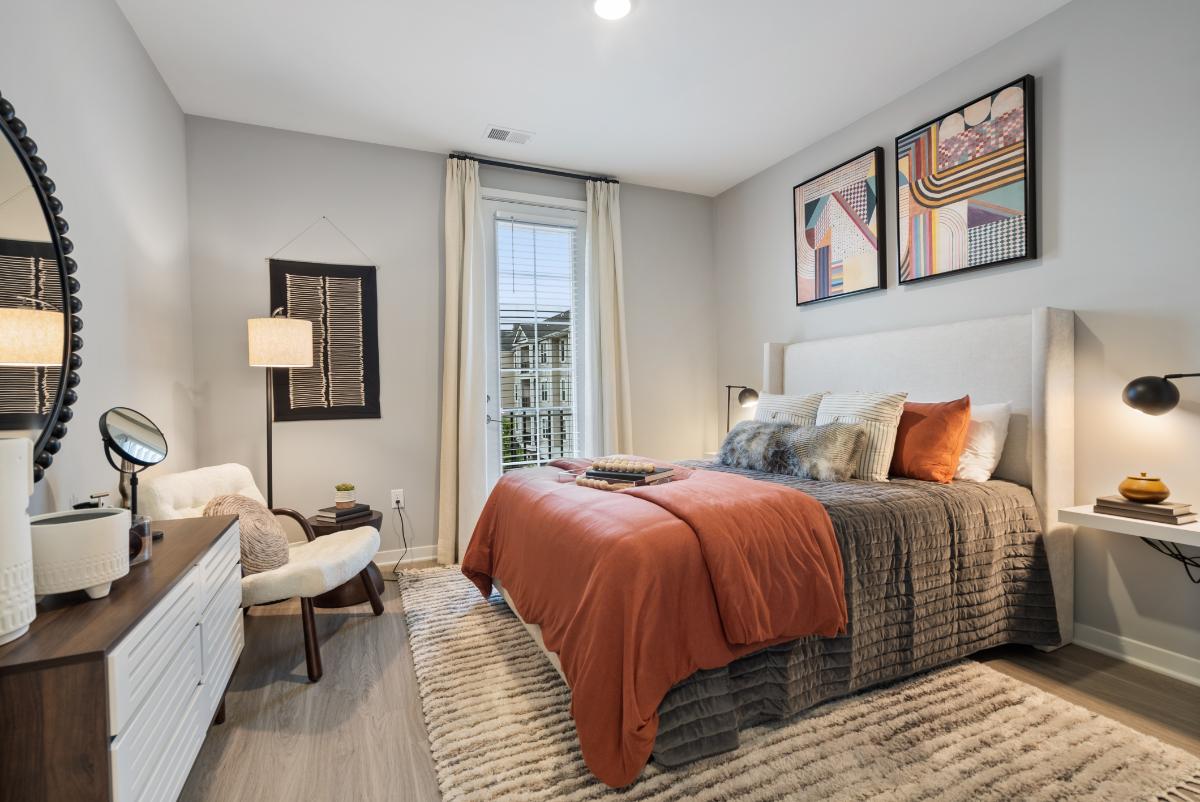 clean bedroom